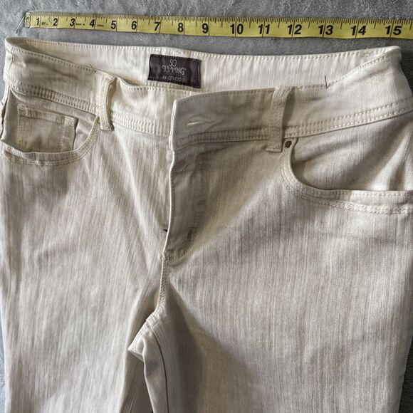 Chico’s Women’s Pants So slimming Strech Cream Casual Pant Size 0.5 - Picture 11 of 16